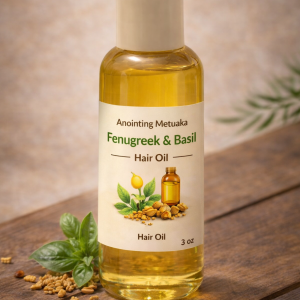 Anointing Metuaka Fenugreek and Basil Hair oil 3 oz