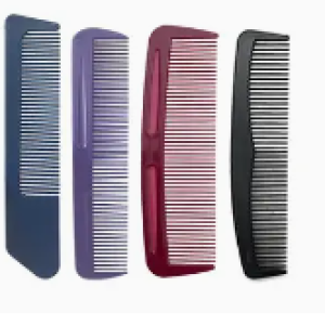 4 Pc plastic styling Hair Comb -Travel Set