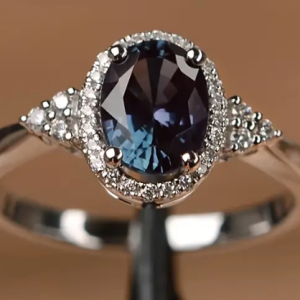 Oval Rhinestone Fashion Promise Engagement Ring size 9