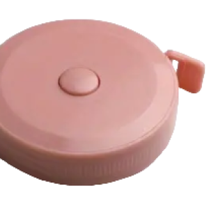 1pc Plastic Tape Measure, 59.06 Inch (Nordic Pink)
