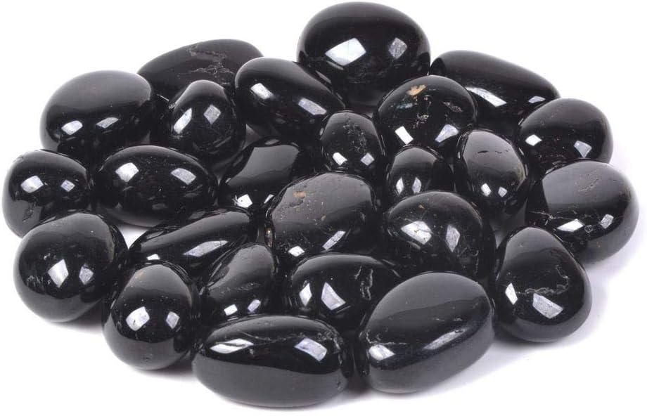 Black Tourmaline polished 2 pieces