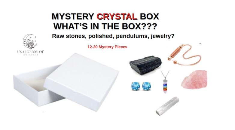 USA House Of Crystals Mystery Box 12 to -20 Mystery Pieces
