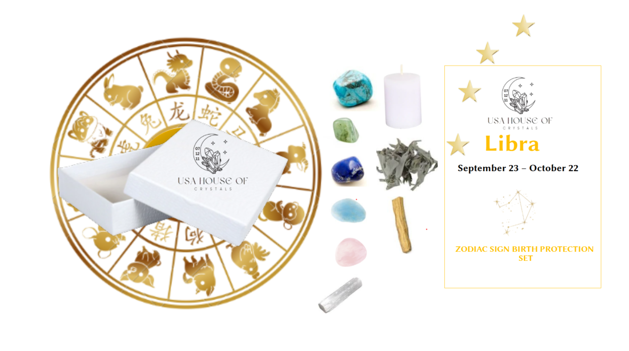 Libra Birthstones -Libra Protection Stones, Crystals Set, Libra Crystal Kit, Crystals For Taurus , Crystals Of Libra , Birthstones, Stone, Crystals, G