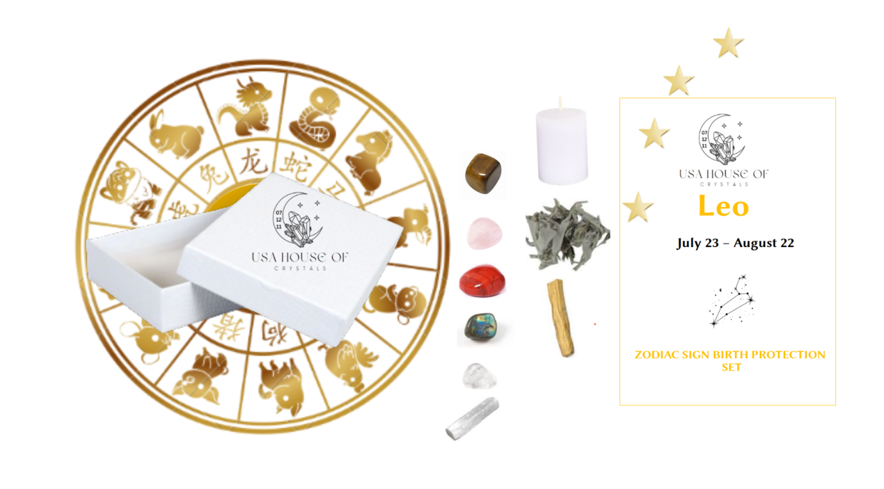 Leo Birthstones -Leo Protection Stones, Crystals Set, Leo Crystal Kit, Crystals For Leo , Crystals Of Leo , Birthstones, Stone, Crystals, Gifts, Zodia