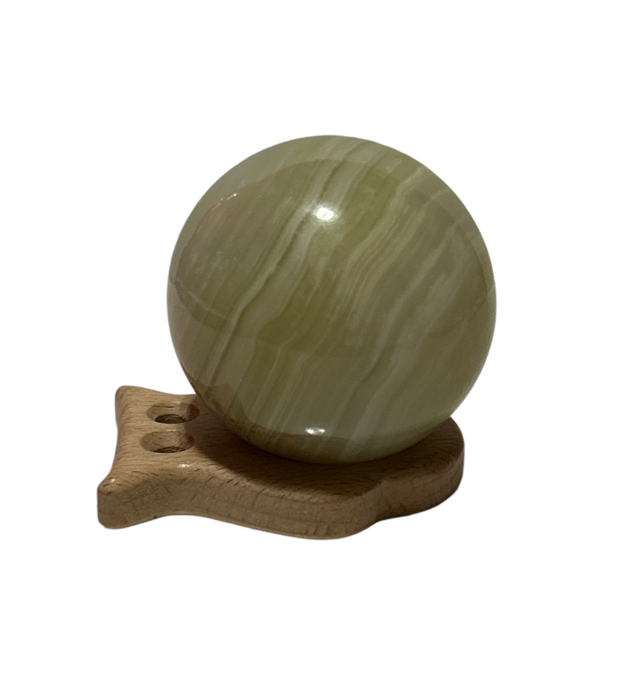 Green onyx sphere .25kg