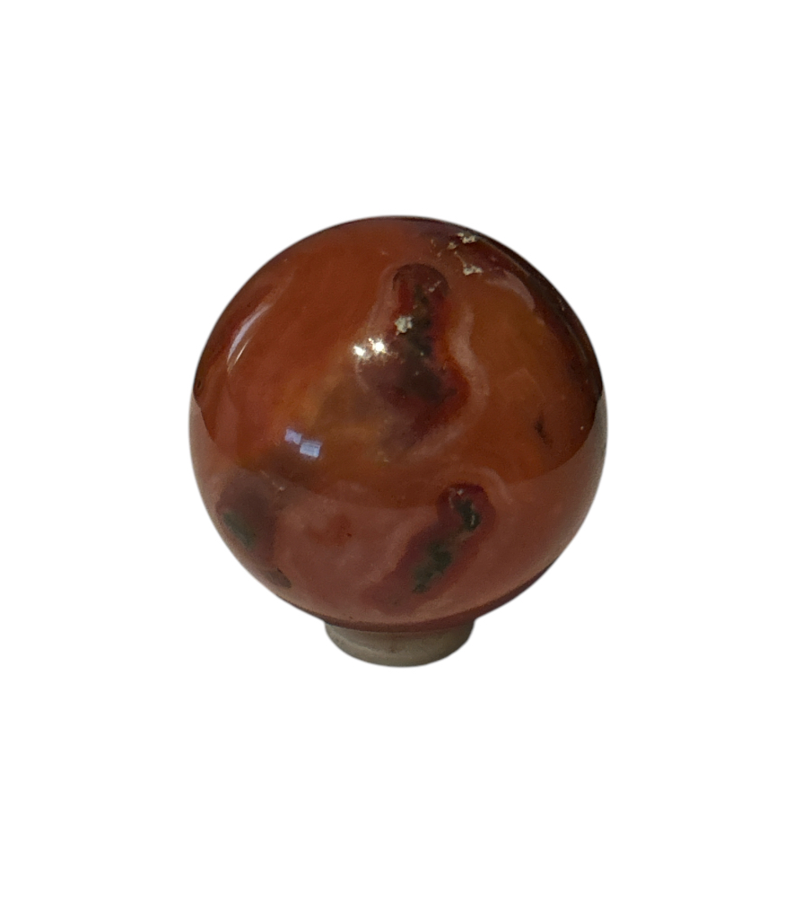 Carnelian Agate Sphere .178lb