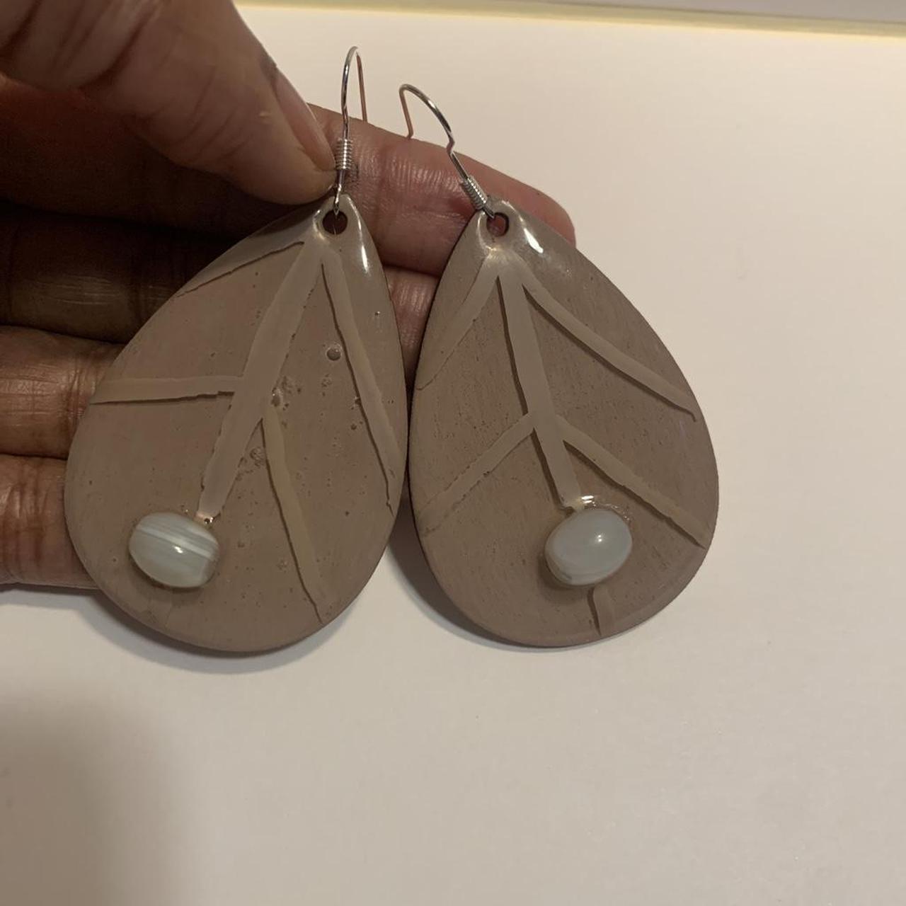 Agate Teardrop Earrings