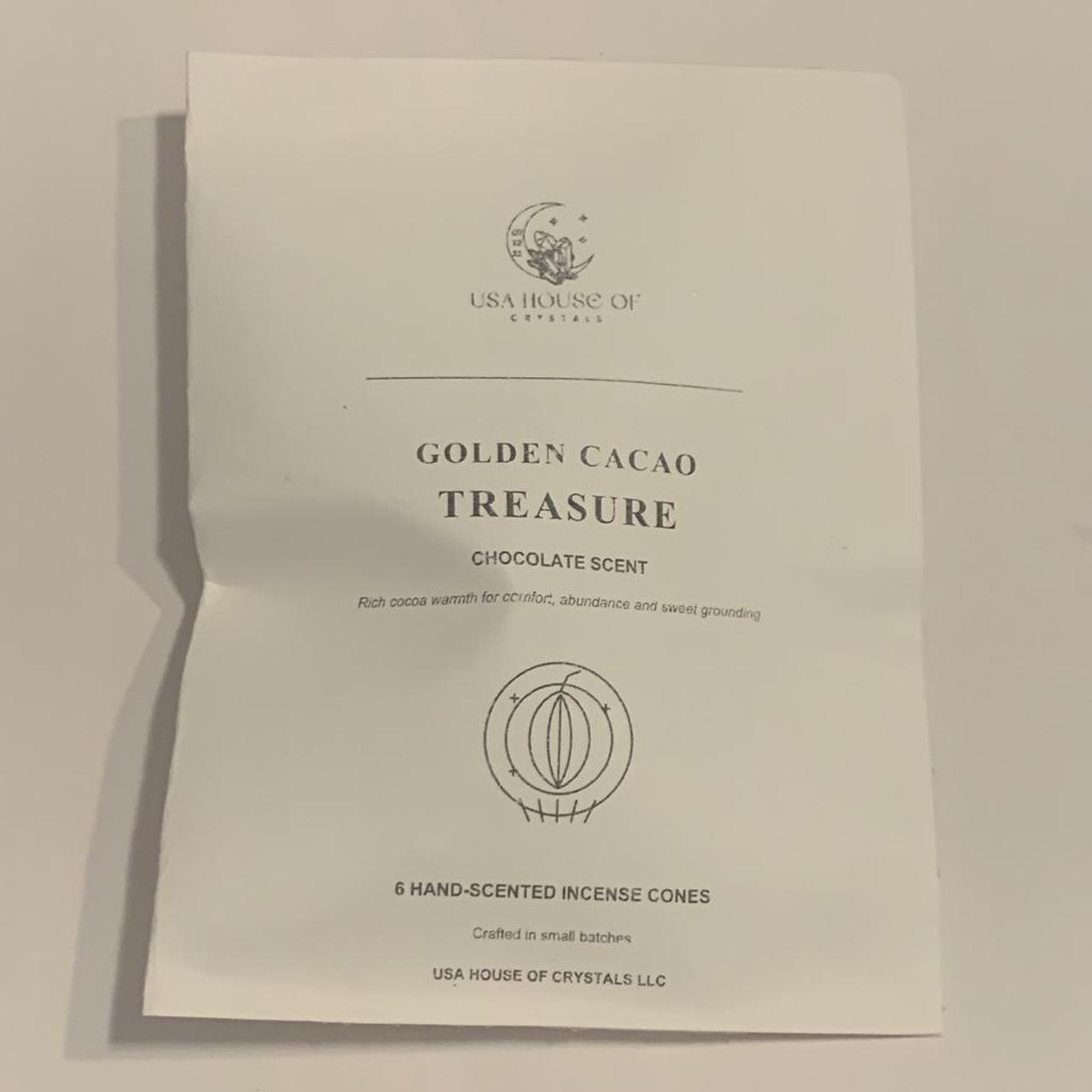 Golden Cacao Treasure incense cones