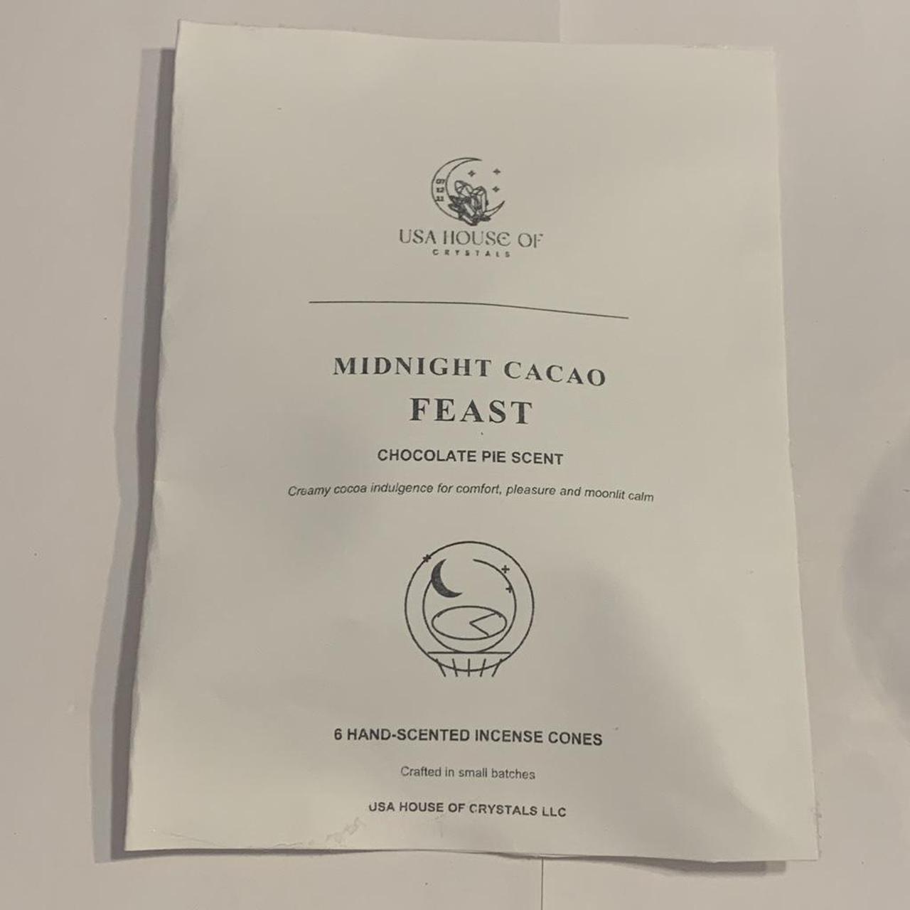 Midnight Cacao Feast incense cones