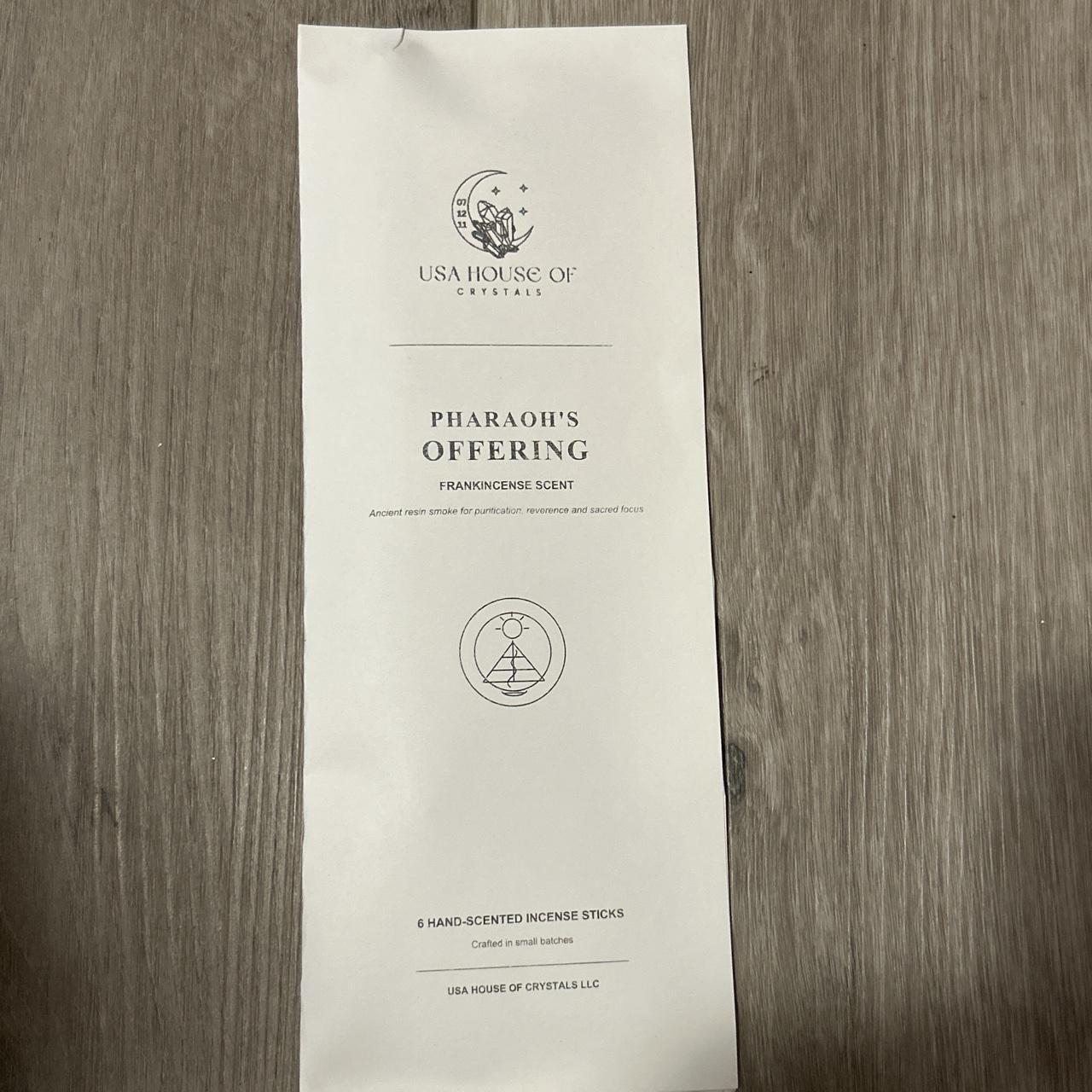Pharaoh's Offering Frankincense Scented Incense Sticks