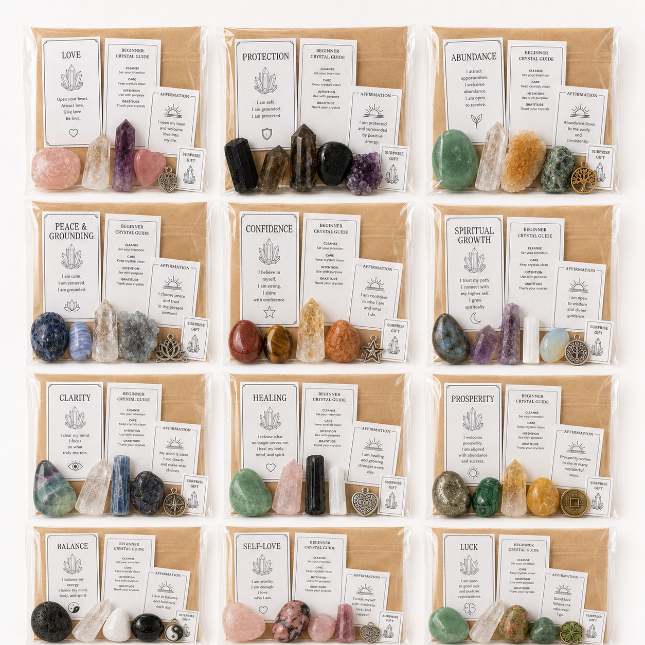 Premium Crystal Intention Bundle