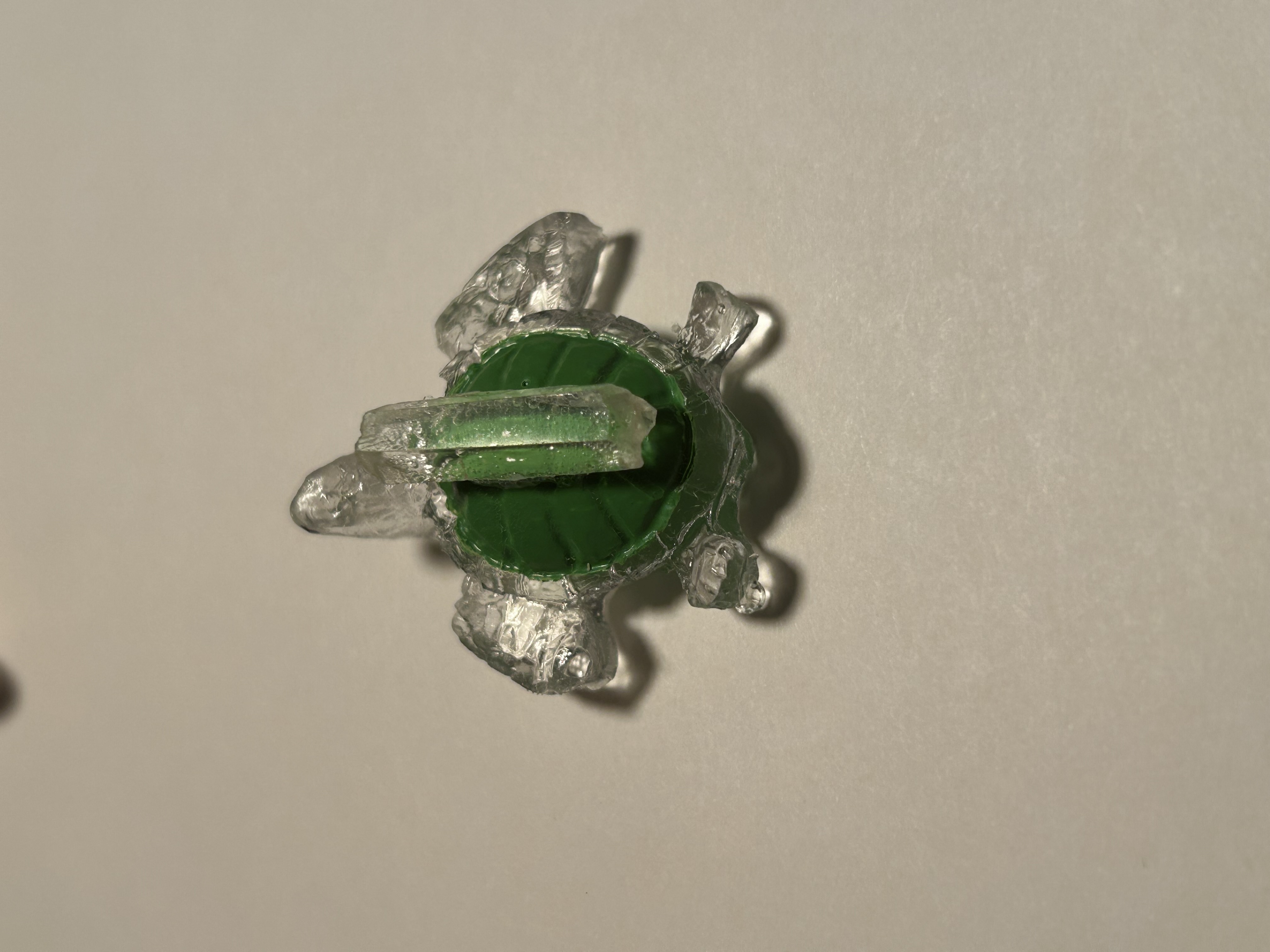 💚 Green Crystal Point Resin Turtle – Wholesale image 3
