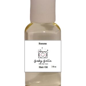 Kids Banana Hair Oil, 3 fl oz, Made in USA, for All Hair Types