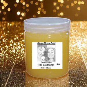 Ginger, Thyme, Basil Conditioner 4 oz, made in USA for all hair types