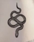 Snake Tattoo Sticker Small temporary