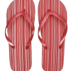 Juncture women flip flops Pink striped Size L (9/10)